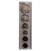 Image 1 : 1964 Canadian Silver Coin Set: Dollar, 50cent, Quarter, Dime, Nickel, & Penny