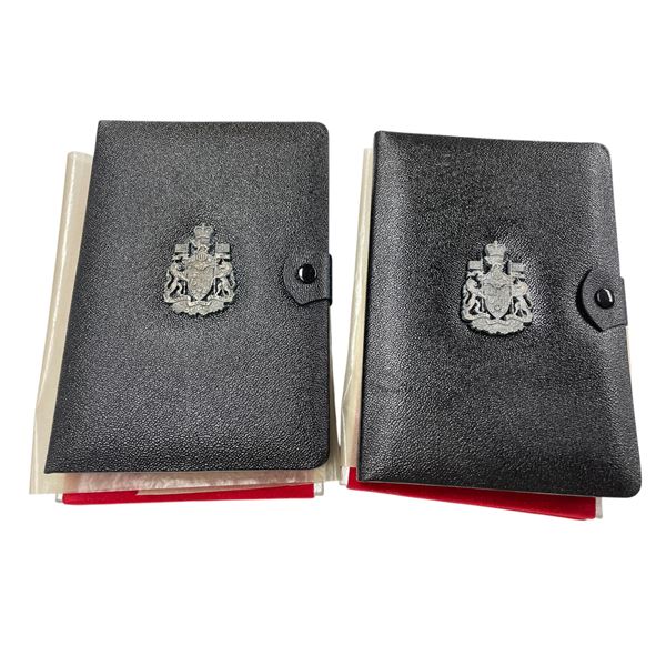 3 Sets Of Uncirculated 1971 Canadian Coin Sets: Dollar, 50 Cent, Quarter, Dime, Nickel, & Penny