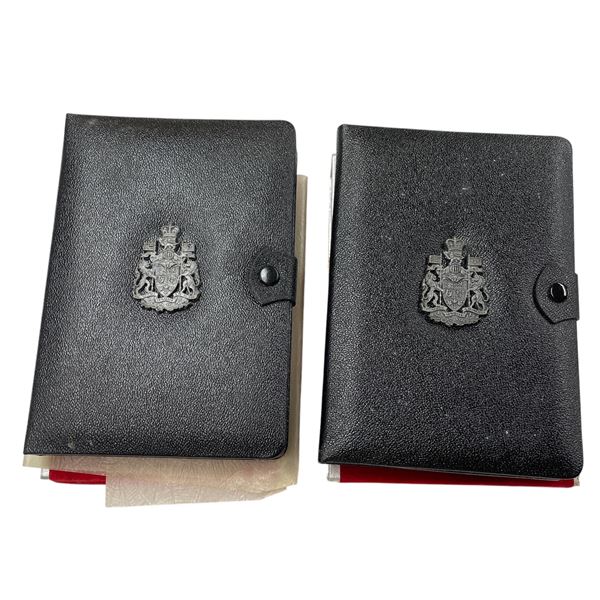 3 Sets Of Uncirculated 1971 Canadian Coin Sets: Dollar, 50 Cent, Quarter, Dime, Nickel, & Penny