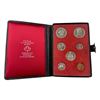 Image 2 : 3 Sets Of Uncirculated 1971 Canadian Coin Sets: Dollar, 50 Cent, Quarter, Dime, Nickel, & Penny