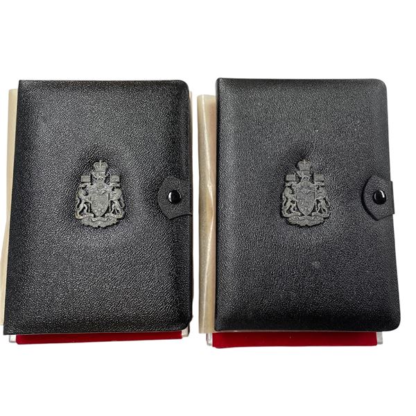 3 Sets Of Uncirculated 1971 Canadian Coin Sets: Dollar, 50 Cent, Quarter, Dime, Nickel, & Penny