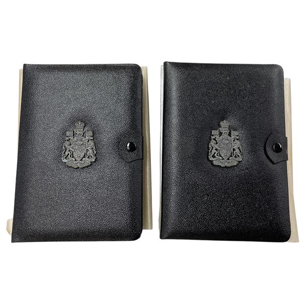 3 Sets Of Uncirculated 1971 Canadian Coin Sets: Dollar, 50 Cent, Quarter, Dime, Nickel, & Penny