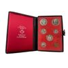 Image 2 : 3 Sets Of Uncirculated 1971 Canadian Coin Sets: Dollar, 50 Cent, Quarter, Dime, Nickel, & Penny