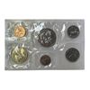 Image 2 : 3 Sets Of Uncirculated 1970 Canadian Coin Sets: Dollar, 50 Cent, Quarter, Dime, Nickel, & Penny