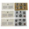 Image 1 : 3 Sets Of Uncirculated 1970 Canadian Coin Sets: Dollar, 50 Cent, Quarter, Dime, Nickel, & Penny