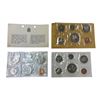 Image 1 : 3 Sets Of Uncirculated 1970 Canadian Coin Sets: Dollar, 50 Cent, Quarter, Dime, Nickel, & Penny