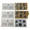 Image 1 : 3 Sets Of Uncirculated 1968 Canadian Coin Sets: Dollar, 50 Cent, Quarter, Dime Nickel, & Penny