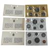 Image 1 : 3 Sets Of Uncirculated 1969 Canadian Coin Sets: Dollar, 50 Cent, Quarter, Dime Nickel, & Penny