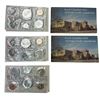 Image 1 : 3 Sets Of Uncirculated 1974 Canadian Coin Sets: Dollar, 50 Cent, Quarter, Dime, Nickel, & Penny