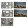 Image 1 : 3 Sets Of Uncirculated 1974 Canadian Coin Sets: Dollar, 50 Cent, Quarter, Dime, Nickel, & Penny