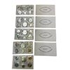 Image 1 : 5 Sets Of Uncirculated 1971 Canadian Coin Sets: Dollar, 50 Cent, Quarter, Dime, Nickel, & Penny