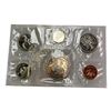 Image 2 : 5 Sets Of Uncirculated 1971 Canadian Coin Sets: Dollar, 50 Cent, Quarter, Dime, Nickel, & Penny
