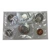 Image 2 : 5 Sets Of Uncirculated 1971 Canadian Coin Sets: Dollar, 50 Cent, Quarter, Dime, Nickel, & Penny