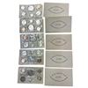 Image 1 : 5 Sets Of Uncirculated 1972 Canadian Coin Sets: Dollar, 50 Cent, Quarter, Dime, Nickel, & Penny