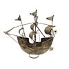 Image 1 : Vintage Handmade Metal Model Ship