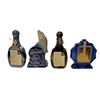Image 2 : 4 Vintage Liquor Bottles: Beam's Choice & Ezra Brooks (All Empty)