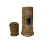 Image 1 : 2 Vintage Collectibles: Brass Ashtray & Stein