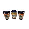 Image 1 : 3 Vintage Hand Painted Vases
