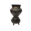 Image 1 : Vintage 3 Footed Metal Crane In The Sky Vase On Stand