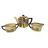 Image 1 : Vintage 3pcs Of Royal Doulton Gaffers Teapot Set: Teapot, Creamer & Sugar Jar