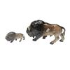 Image 1 : 2 Vintage Porcelain Melba Ware Bison Figurines