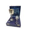 Image 2 : Pair Of Vintage Plated Goblets In Case