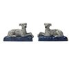 Image 1 : Pair Of Vintage Porcelain Staffordshire Dalmatian Dogs