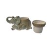 Image 2 : 1974 Aldon Porcelain Elephant Planter
