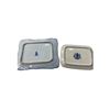 Image 3 : 4pcs Of Vintage Flown Blue Porcelain Ware: Platters & Cheese Dishes
