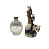 Image 1 : 2 Vintage Bottles: Empty Panda Beam & 1732 George Washington 1952 Decanter