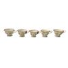 Image 1 : 5pcs Of Vintage Staffordshire Winking Tea Cups