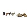 Image 1 : 5 Vintage Royal Doulton Porcelain Figurines: Fox, Cats, Dogs, Horse