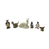 Image 1 : 7 Vintage Beswick Figurines: Loc Ness Monster, Deer, Birds, Goat Headed Turtle, Penguin
