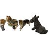 Image 3 : Assorted Animal Figurines: Cougar, Dogs, Cats, Donkey, Bird