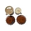 Image 2 : 2 Vintage Terracotta Porridge Bowls Royal Torquay & 2 Mugs