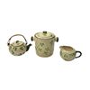 Image 1 : 3pcs Of Clover Porcelain Ware: Ice Bucket, Creamer, Teapot