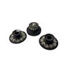 Image 1 : 3 Vintage Wedgewood Pieces: Candle Stick Holders & Liberty Bell Paper Weight