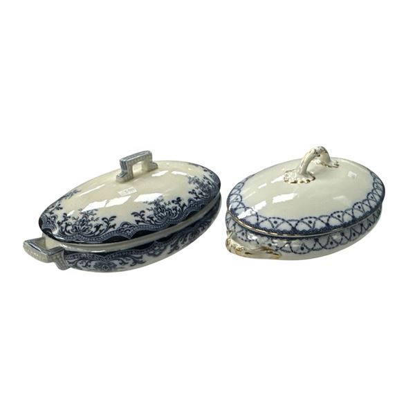2 Vintage Porcelain Serving Tureens (1 Henry Alcock)