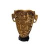 Image 1 : Vintage Resin Elephant Head Motif Vase On Stand
