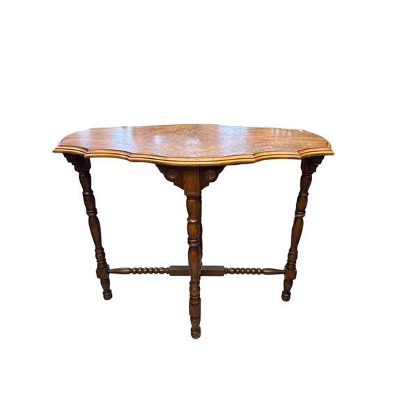 Vintage Edwardian Style Scallop Hall Table