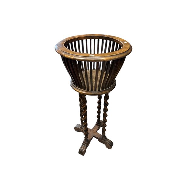 Vintage Barley Twist Plant Stand