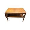 Image 2 : Vintage Teak Coffee Table With Extendable Leaf
