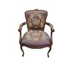 Image 1 : Vintage Needle Point Floral Arm Chair