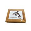 Image 1 : Clarence Mills Skahna Porcelain Tile Inlaid Lidded Box