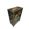 Image 3 : Vintage Asian Black Lacquered Cabinet