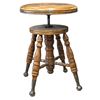Image 2 : Vintage Glass Ball In Clawfoot Piano Stool