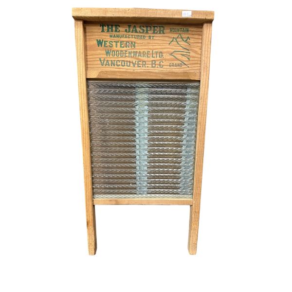 Vintage Western Woodenware Vancouver B.C. Washboard