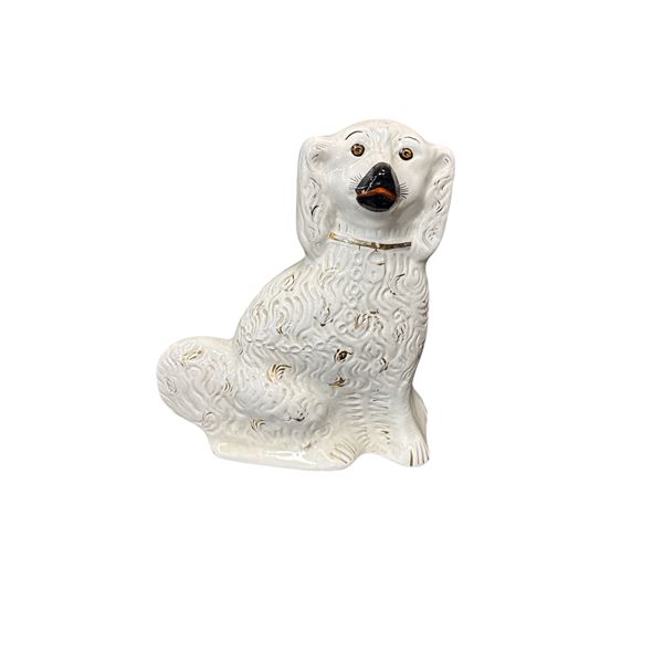 Vintage Porcelain Staffordshire Dog