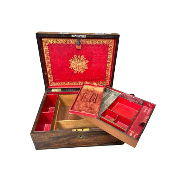 Vintage Wooden Jewellery Box
