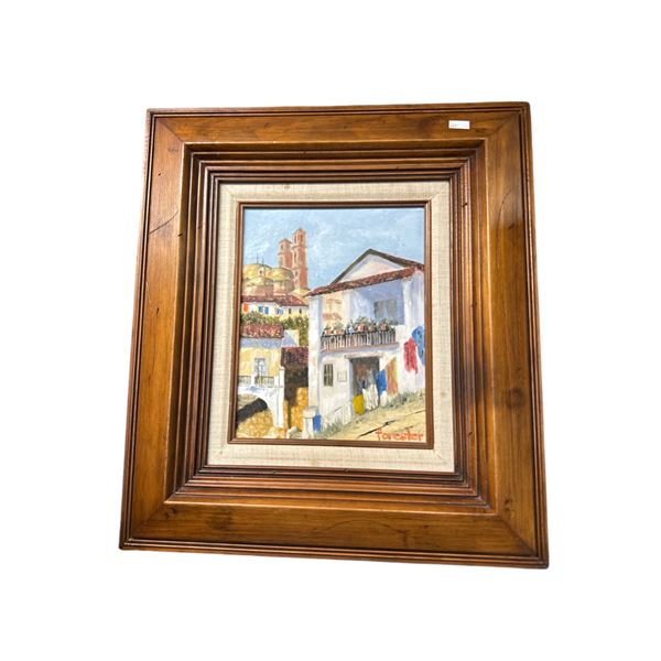 Vintage Original Oil On Canvas Painting Artist Signed Forester